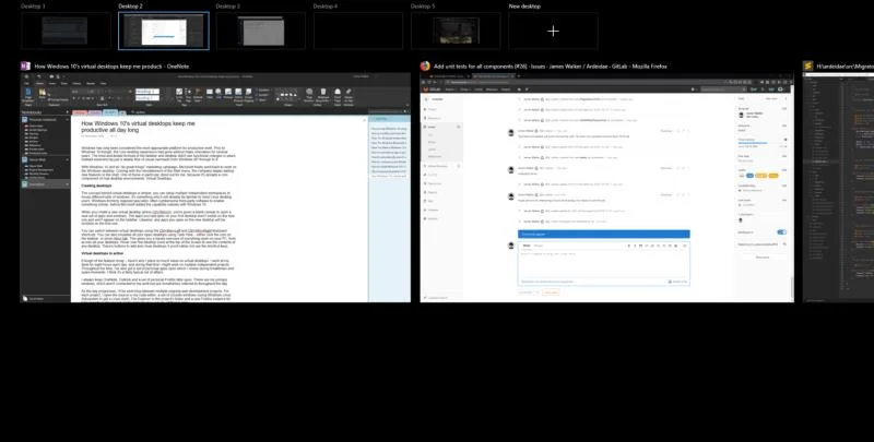 Cách máy tính để bàn ảo của Windows 10 giúp tôi làm việc hiệu quả cả ngày