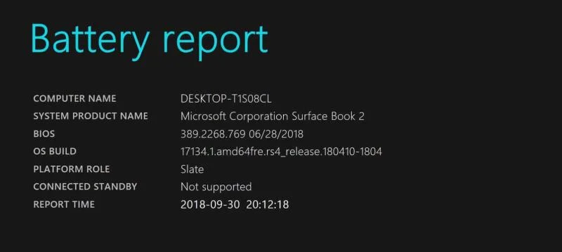 Cách tạo báo cáo pin trên Windows 10
