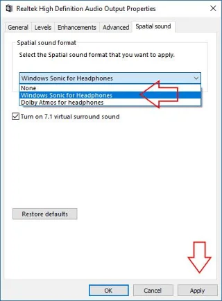 如何在 Windows 10 上開始使用杜比全景聲 (Dolby Atmos)