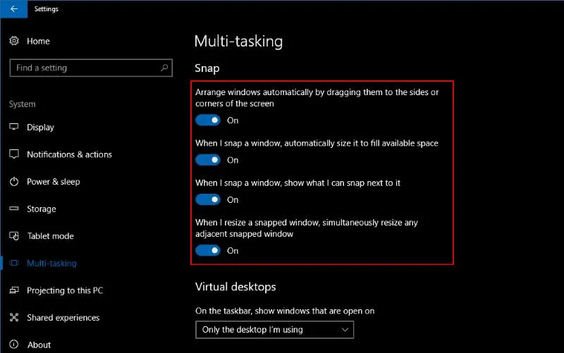 Cách gắn các ứng dụng của bạn vào màn hình trong Windows 10