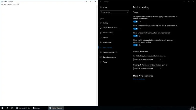 Cách gắn các ứng dụng của bạn vào màn hình trong Windows 10