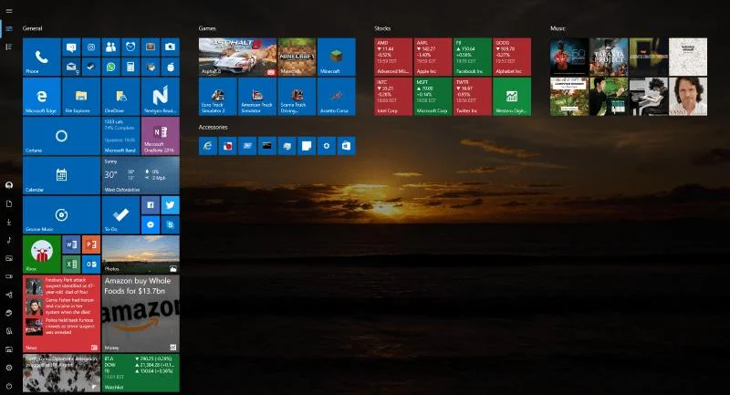 Come abilitare il menu Start a schermo intero in Windows 10