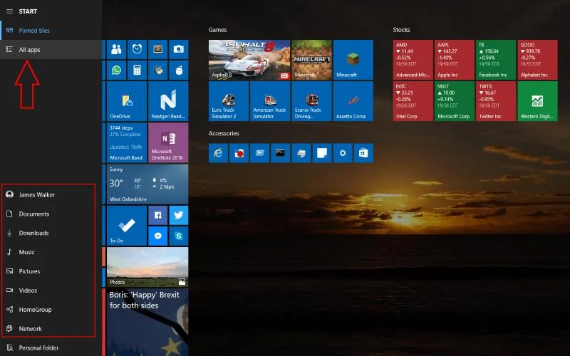 Come abilitare il menu Start a schermo intero in Windows 10