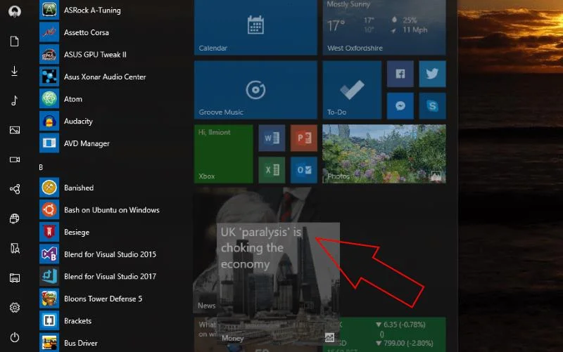 Come creare cartelle sul menu Start di Windows 10