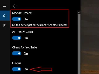Come ricevere notifiche dal telefono sul PC Windows 10