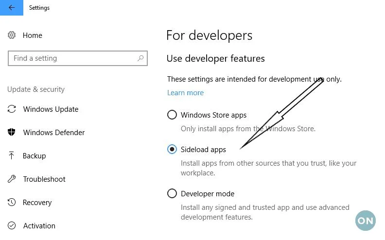 Come caricare le app di Windows 10