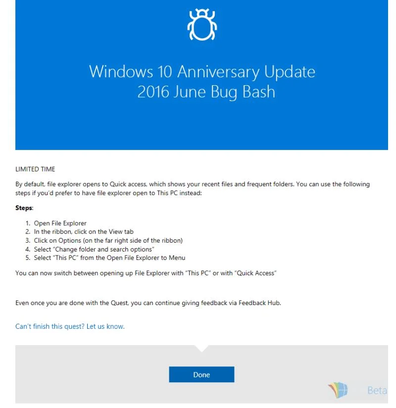 Come completare le missioni Insider di Windows 10