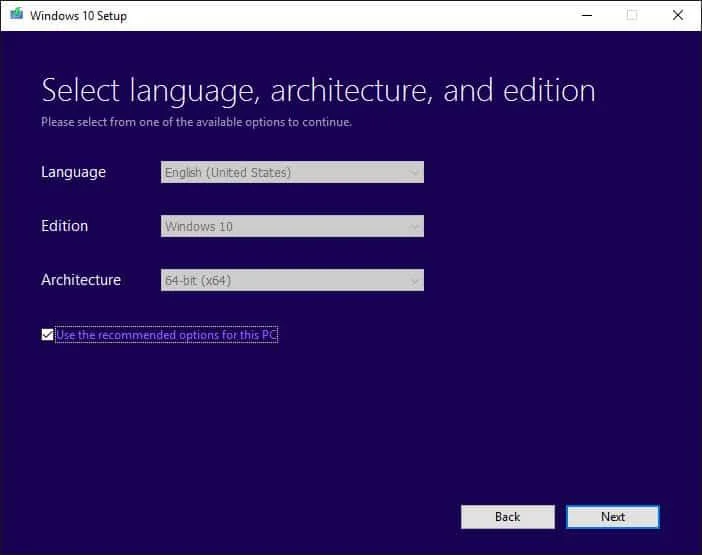 Tải xuống tệp ISO Cập nhật Windows 10 tháng 11 qua Công cụ tạo phương tiện của Microsoft