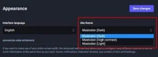 Mastodon: Cum să activați sau să dezactivați modul întunecat