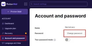 Cum să vă schimbați parola ProtonMail