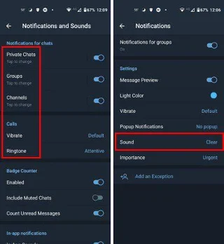 Cum se schimbă sunetul de notificare pe Telegram
