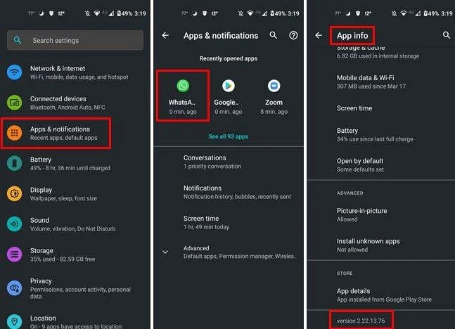 Cum să știți ce versiune a unei aplicații Android utilizați