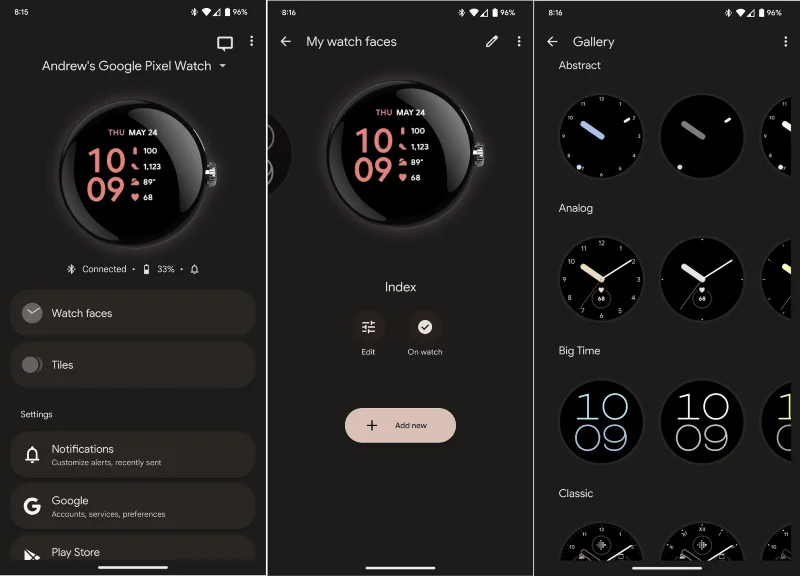 Cum să utilizați diferite fețe de ceas pe Google Pixel Watch