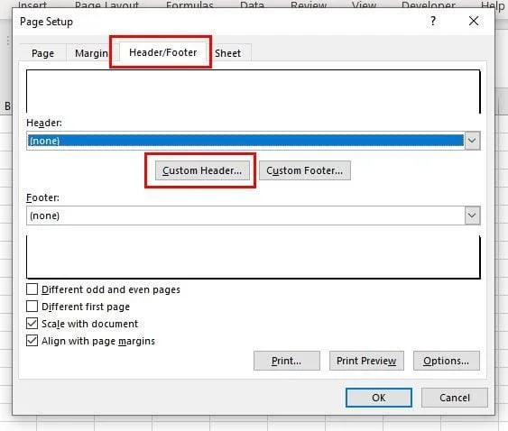 Microsoft Excel: jak dodać nagłówek