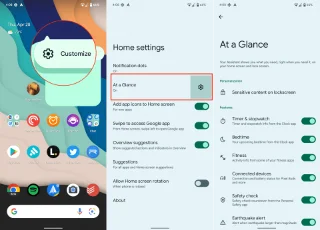 Cum să utilizați Android 12 dintr-o privire Widget