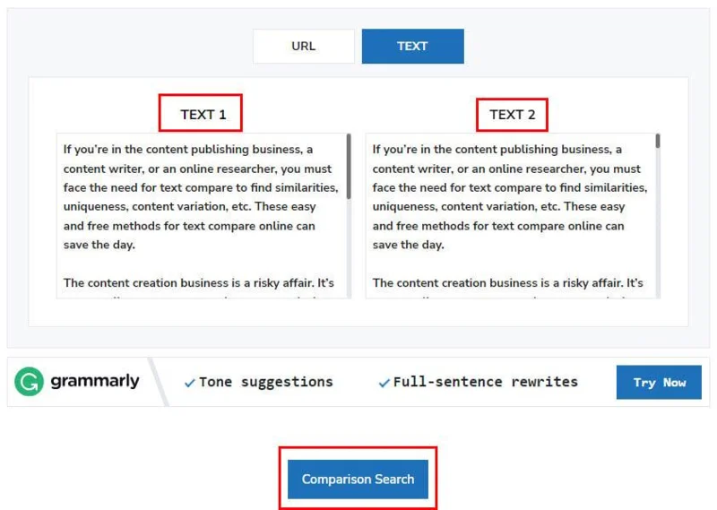 Cum se face o comparație de text online folosind aplicațiile cloud