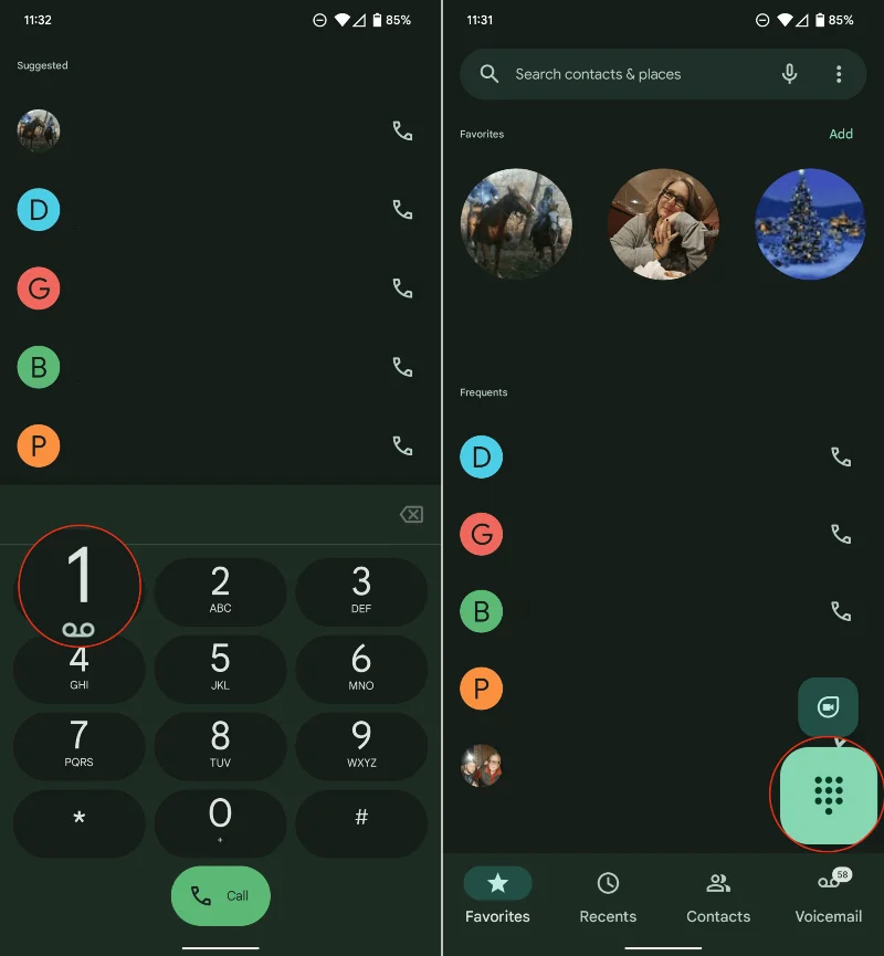 Cum să configurați mesageria vocală pe Android