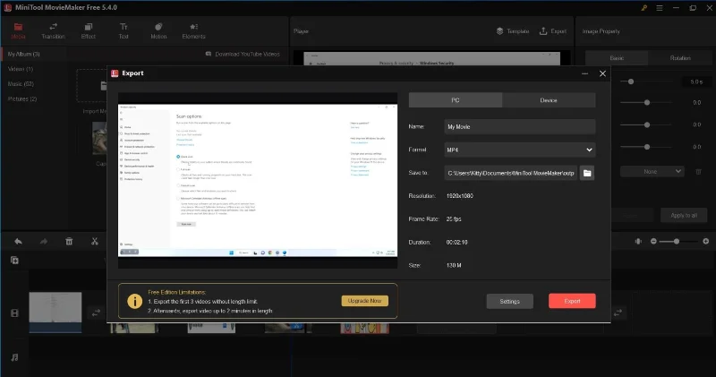 Como usar o MiniTool MovieMaker para edição de vídeo estelar