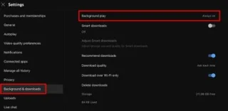 YouTube Premium: Cum se dezactivează/activează redarea în fundal
