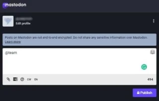 Mastodon: Cum să trimiți DM cuiva