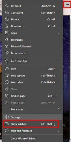 Microsoft Edge: Cum să activați/dezactivați bara laterală