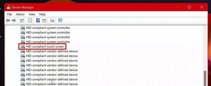 Windows 11: Cum să activați/dezactivați ecranul tactil