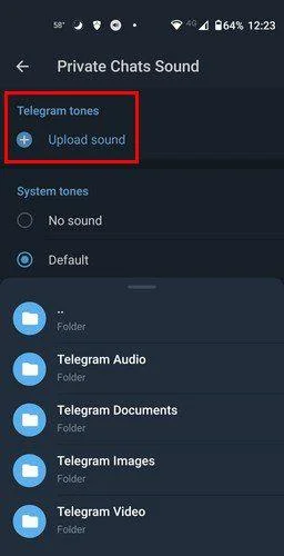 Cum se schimbă sunetul de notificare pe Telegram