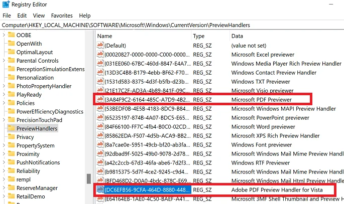 File Explorer: PDF Preview Afișează directorul de fișiere index