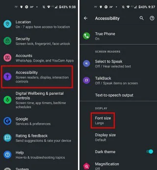 WhatsApp: Cum să schimbați dimensiunea textului
