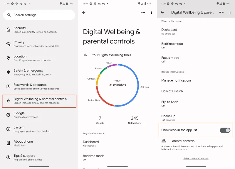 Cum să configurați bunăstarea digitală pe Android