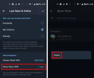 Telegram: Cum să-ți ascunzi ultima oară și starea online