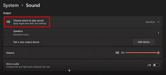 Windows 11: Cum se schimbă ieșirea audio