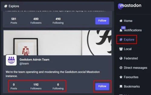 Mastodon: Cum să urmărești și să anulezi pe cineva