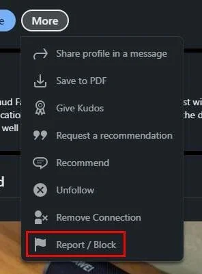 Cum să blochezi pe cineva pe LinkedIn