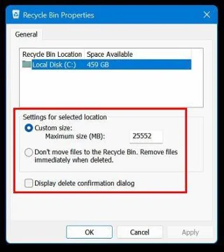 Windows 11: Cum să gestionați coșul de reciclare