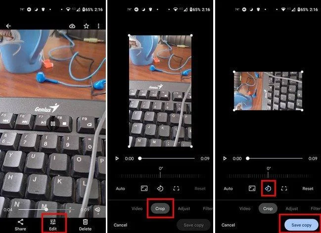 Android: Cum să rotiți un videoclip gratuit