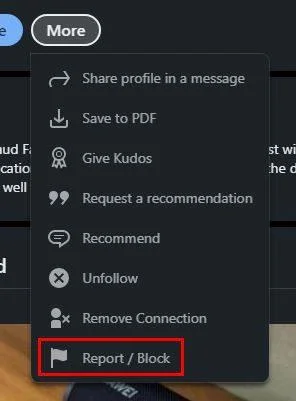 Cum să blochezi pe cineva pe LinkedIn