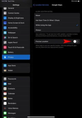 Cum să activați locația precisă pe iPhone și iPad