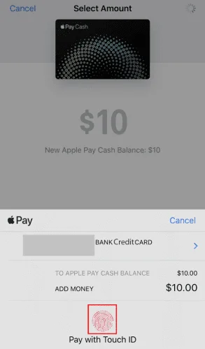 Geld toevoegen aan Apple Pay zonder bankpas
