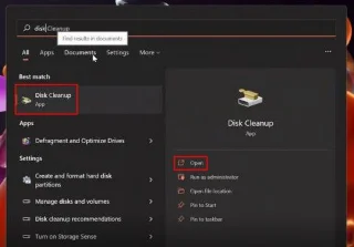 Windows 11: Opțiuni diferite pentru a șterge cache-urile