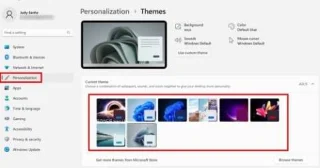 Cum se schimbă temele pe Windows 11