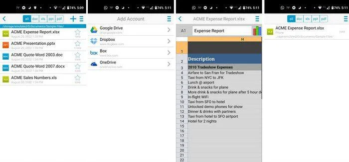5 aplicații gratuite pentru foi de calcul pentru Android