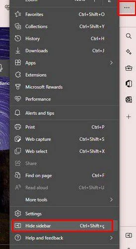 Microsoft Edge: Cum să activați/dezactivați bara laterală
