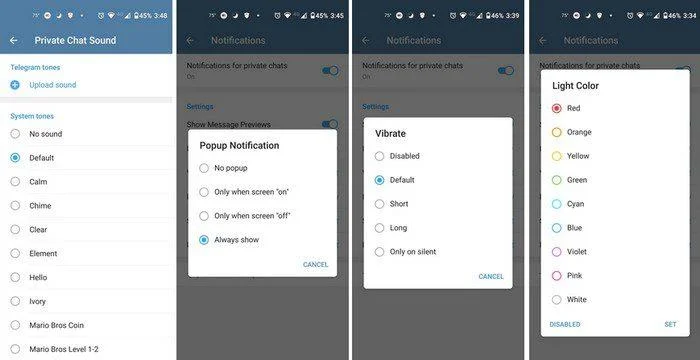Notificări personalizate pe Telegram