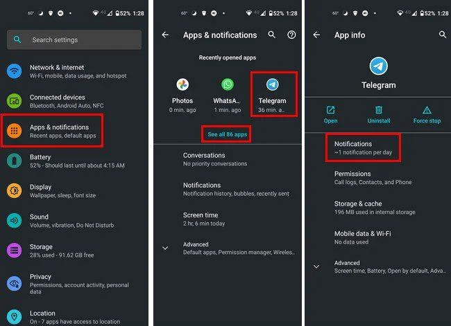 Cum se schimbă sunetul de notificare pe Telegram