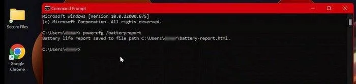 Windows 11: Cum să obțineți raportul bateriei
