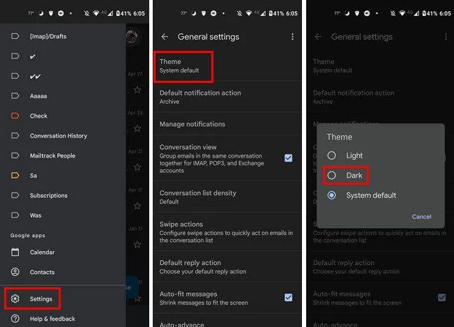 Activați modul întunecat în Gmail cu acești pași simpli