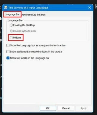 Windows 11: Cum să eliminați pictograma comutatorului de limbă