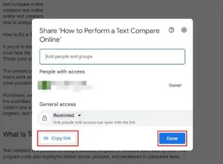 Cum se face o comparație de text online folosind aplicațiile cloud