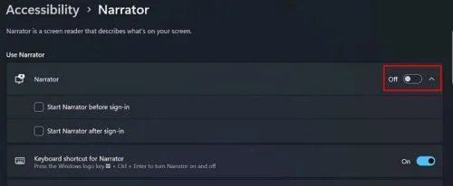 Cum să activați/dezactivați Naratorul pe Windows 10 și 11
